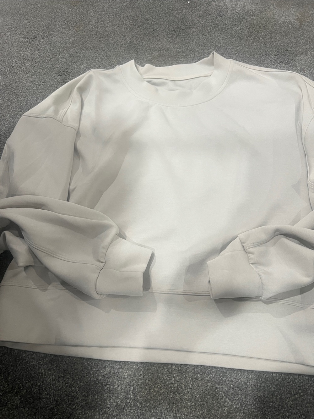 lululemon athletica Lightweight Crew Sweatshirt - White